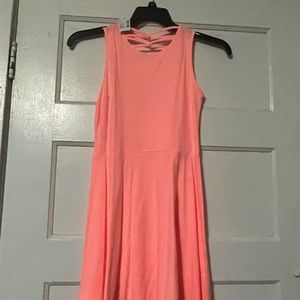 Peach Children’s Place dress with back design
